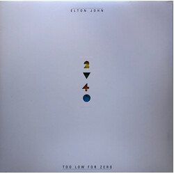 Elton John Too Low For Zero Vinyl LP
