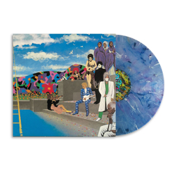 Prince And The Revolution Around The World In A Day BLUE MARBLE VINYL LP