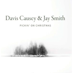 Davis Causey & Jay Smith Pickin On Christmas SNOWGLOBE CLEAR WHITE FLECKED VINYL LP