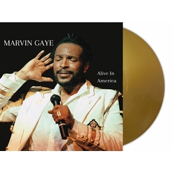 Marvin Gaye Alive In America GOLD VINYL LP