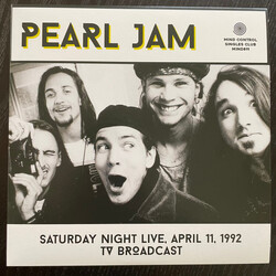 Pearl Jam Saturday Night Live. April 11. 1992 - Tv Broadcast Vinyl
