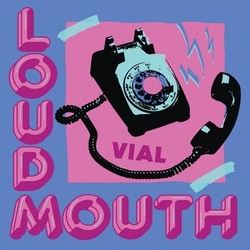 Vial Loudmouth ICE BLUE AQUA BLUE SPOKES VINYL LP
