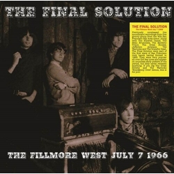 Final Solution The Fillmore West July 7 1966 VINYL LP