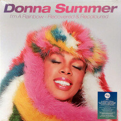 Donna Summer Im A Rainbow - Recovered & Recoloured TRANSPARENT BLUE VINYL EX-UK VINYL LP