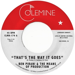 Ben Pirani Thats The Way It Goes Vinyl 7"