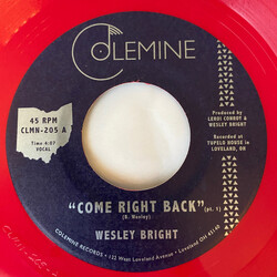 Wesley Bright Come Right Back Vinyl
