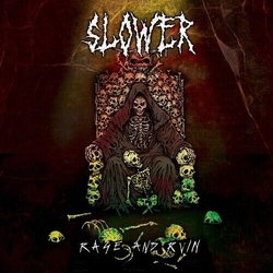 Slower Rage And Ruin WHITE ORANGE GREEN VINYL LP