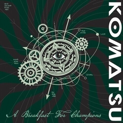 Komatsu A Breakfast For Champions WHITE GREEN BLACK VINYL LP