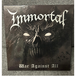 Immortal War Against All POLAR WHITE VINYL +FLAG +PIN +PATCH +SLIPMAT VINYL LP + CD