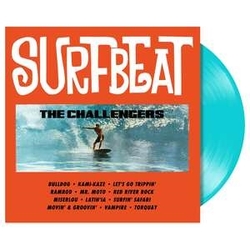 Challengers Surfbeat SEA GLASS BLUE VINYL LP