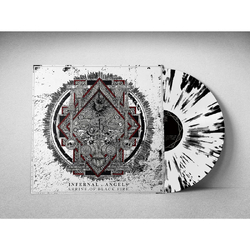 Infernal Angels Shrine Of Black Fire OPAQUE WHITE BLACK SPLATTER VINYL LP