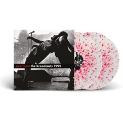 Pearl Jam 1992 Broadcasts CLEAR RED SPLATTER VINYL LP