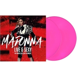 Madonna Live & Sexy PINK VINYL LP