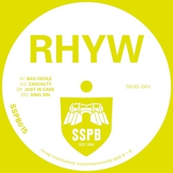 Rhyw Sing Sin LIMITED EDITION VINYL 12INCH