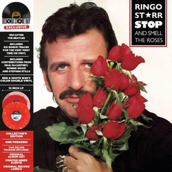 Ringo Starr Stop & Smell The Roses CLOUDY RED WHITE GALAXY RED WHITE VINYL LP RSD 2023
