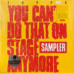 Frank Zappa You Can't Do That On Stage Anymore (Sampler) Vinyl 2 LP