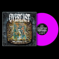 Overcast Fight Ambition To Kill MINT BABY BLUE SPLATTER VINYL LP