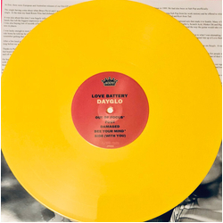 Love Battery Dayglo YELLOW VINYL LP
