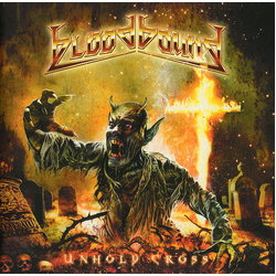 Bloodbound Unholy Cross TRANSPARENT RED VINYL LP