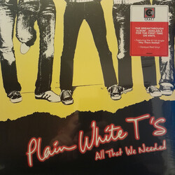 Plain White Ts All That We Needed (Opaque Red Vinyl) Vinyl LP