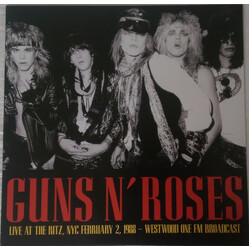 Guns N' Roses Live At The Ritz, NYC February 2 1988 - Westwood One FM Broadcast Vinyl LP
