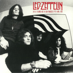 Led Zeppelin Live At Fillmore West In San Francisco 24th Of April 1969 Vinyl LP