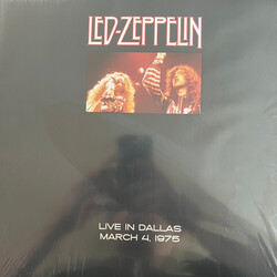 Led Zeppelin Live In Dallas March 4 1975 VINYL LP