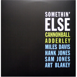 Cannonball Adderley Somethin Else (Blue Vinyl) Vinyl LP