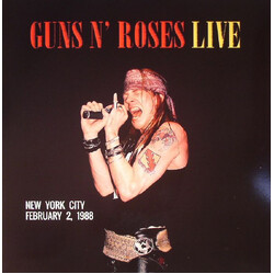 Guns N Roses Live In New York City / February 2 1988 (Red Vinyl) Vinyl LP