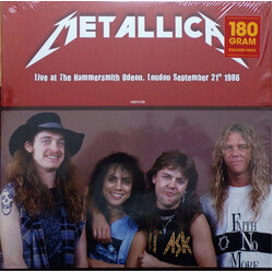 Metallica Live At The Hammersmith Odeon London September 21Th 1986 (Colour Vinyl) Vinyl LP