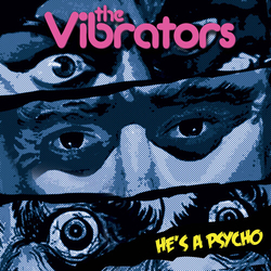Vibrators Hes A Psycho RED VINYL 7INCH