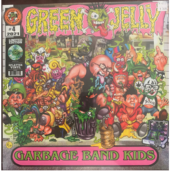 Green Jelly Garbage Band Kids (Green/Yellow Splatter Vinyl) Vinyl LP