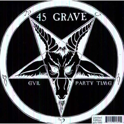 45 Grave Party Time SILVER VINYL 7INCH