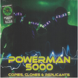 Powerman 5000 Copies / Clones & Replicants (Green/Black Splatter Vinyl) Vinyl LP
