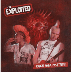 Exploited Race Against Time RED MARBLE VINYL 7INCH