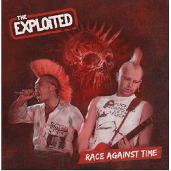 Exploited Race Against Time (Red Marble Vinyl) Vinyl 7"