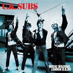Uk Subs Music Machine London 8/8/80 VINYL LP
