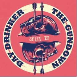Day Drinker / The Gundown Day Drinker / The Gundown Split BONE VINYL LP