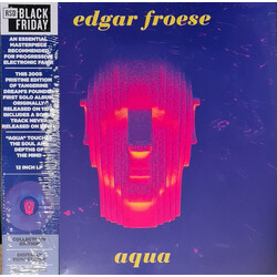 Edgar Froese Aqua (Marble Blue/White Vinyl) Vinyl LP