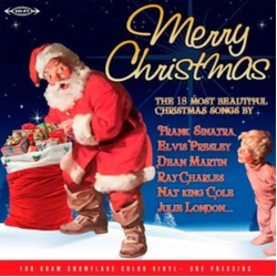 Various Artists Merry Christmas WHITE VINYL LP