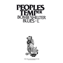 Peoples Temper Bomb Shelter Blues I VINYL 12INCH