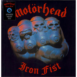 Motorhead Iron Fist (40Th Anniversary) (Deluxe Edition) (Black/Blue Swirl Vinyl) Vinyl LP