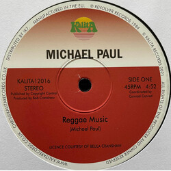 Michael Paul Reggae Music Vinyl 12"