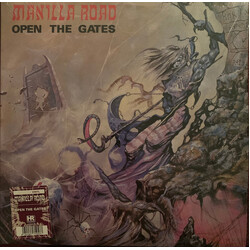 Manilla Road Open The Gates PURPLE BONE SPLATTER VINYL LP