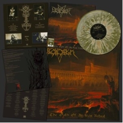 Desaster The Oath Of An Iron Ritual GREEN GOLD SPLATTER VINYL LP
