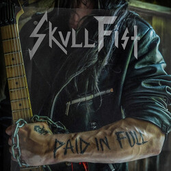 Skull Fist Paid In Full ORANGE BLACK MARBLED VINYL LP