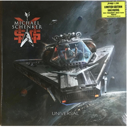 Michael Schenker Group Universal BLUE WHITE BLACK MARBLED VINYL AMS EXCLUSIVE VINYL LP