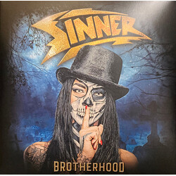 Sinner Brotherhood CLEAR WHITE BLACK MARBLED VINYL LP