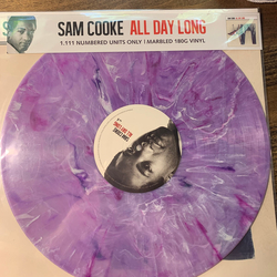 Sam Cooke All Day Long MARBLED VINYL LP