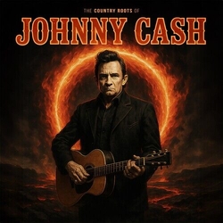 Johnny Cash The Country Roots Of ORANGE VINYL LP